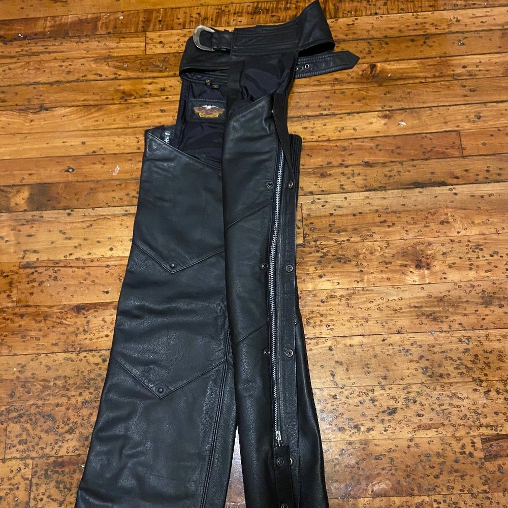 Harley Davidson Leather Women's Chaps Size M